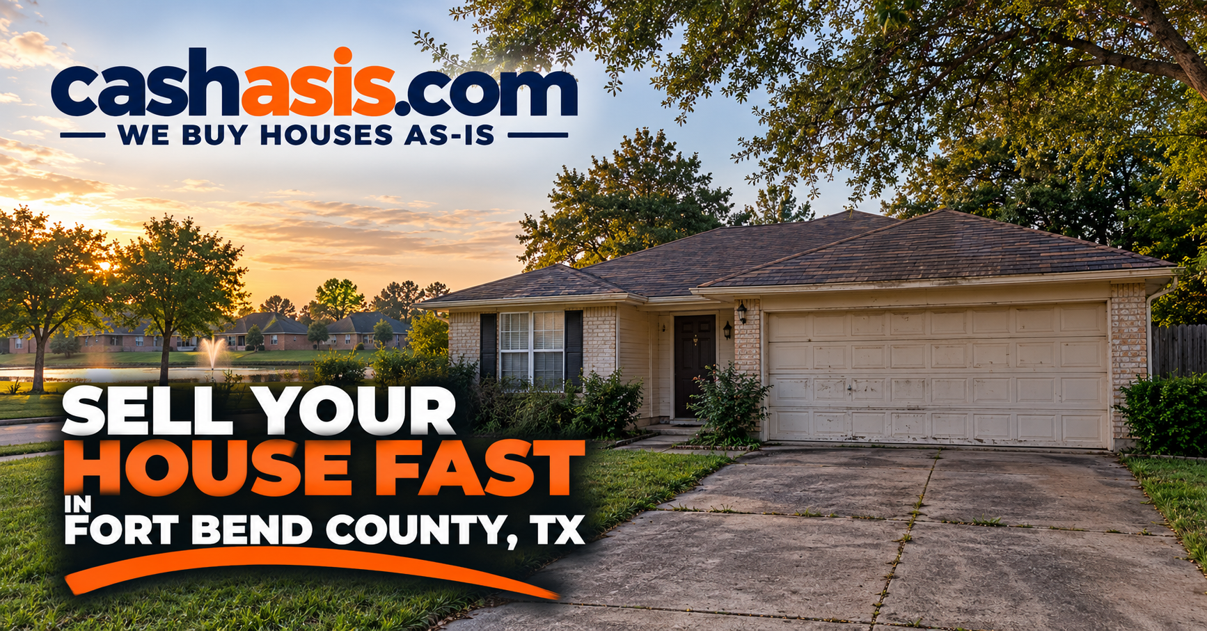 Sell your house fast in Fort Bend County, Texas with CashAsIs